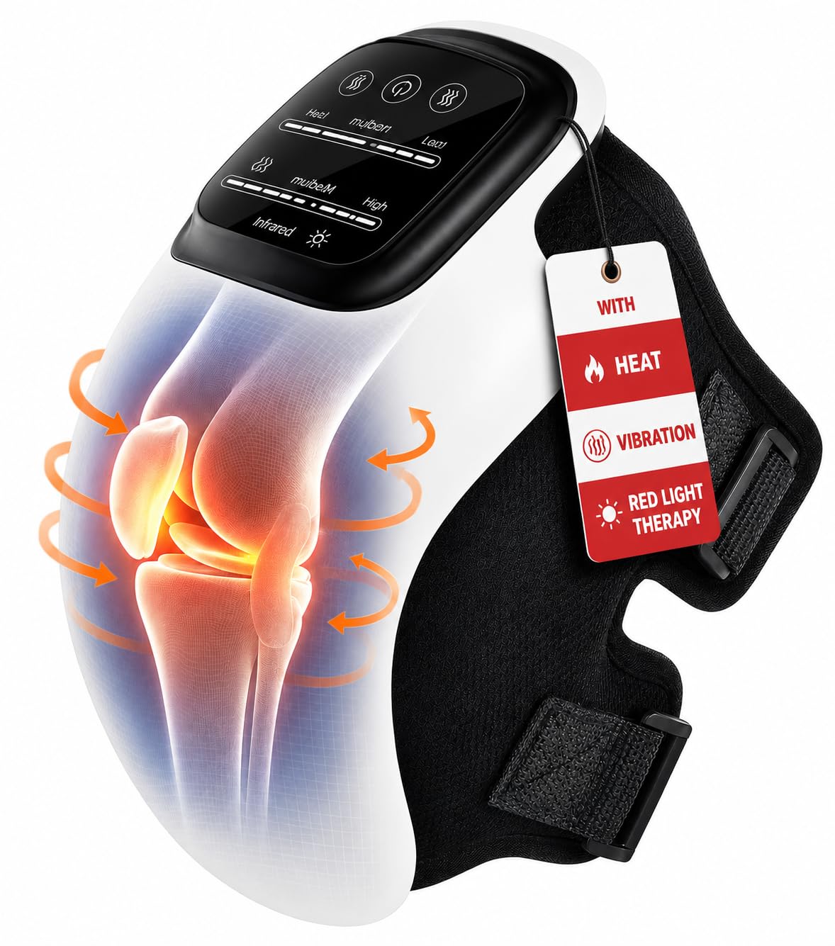 Heated Knee Massager for Pain Relief